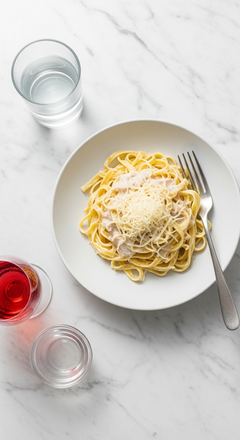 Garlic Parmesan Noodles