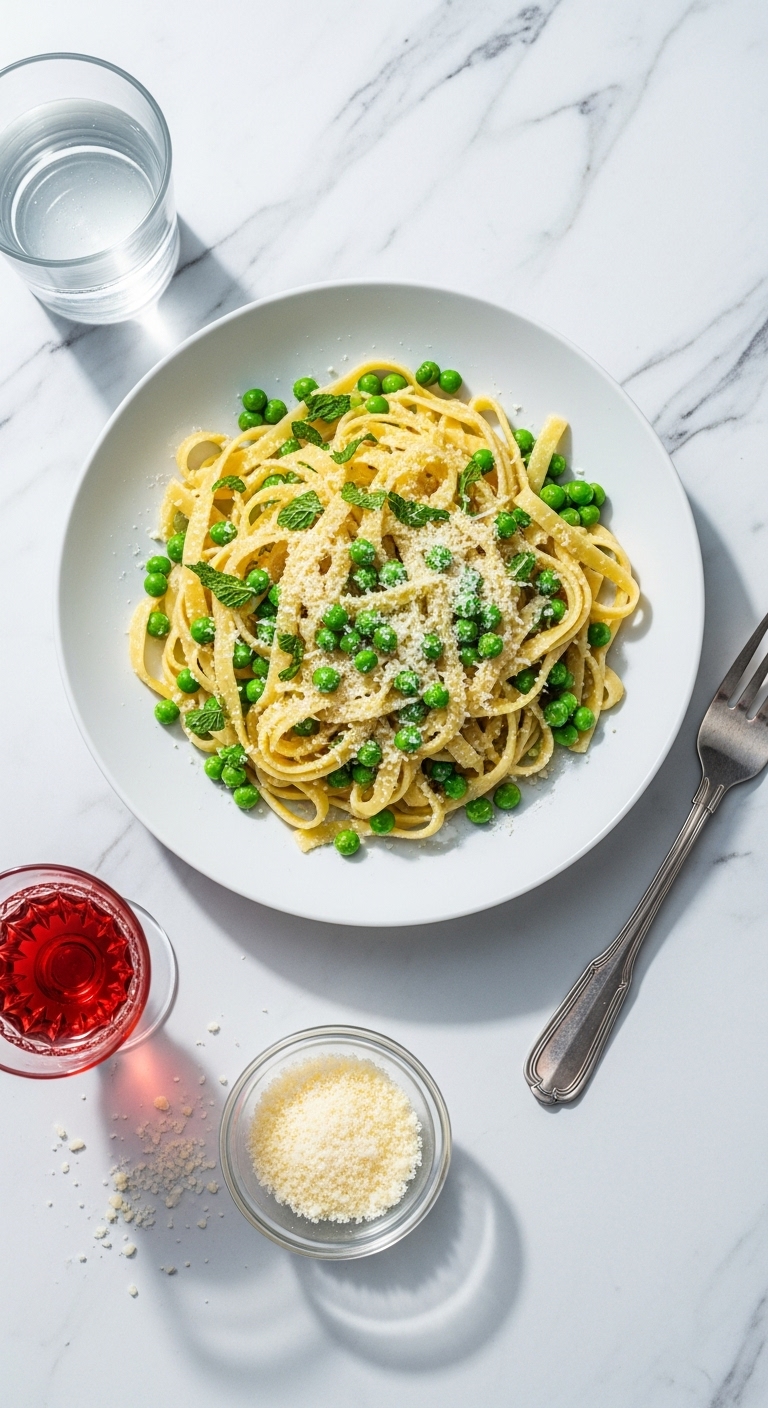 Pea & Mint Pasta