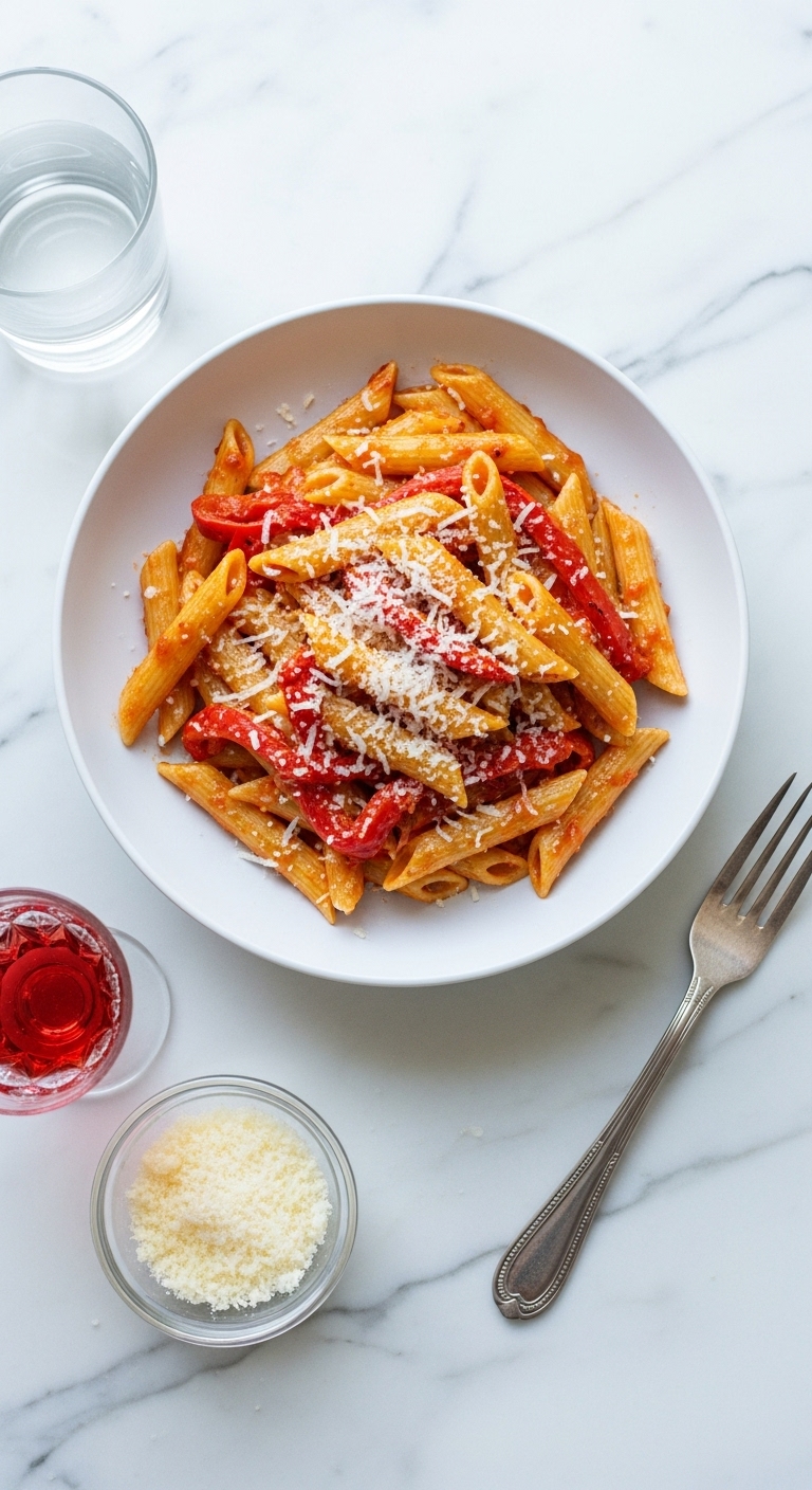Roasted Red Pepper Pasta