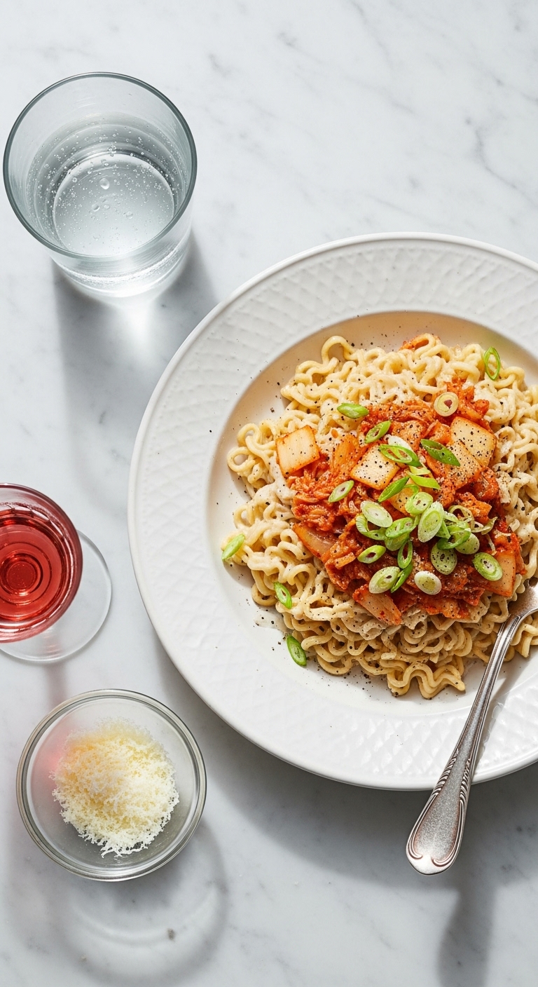 Kimchi Butter Noodles