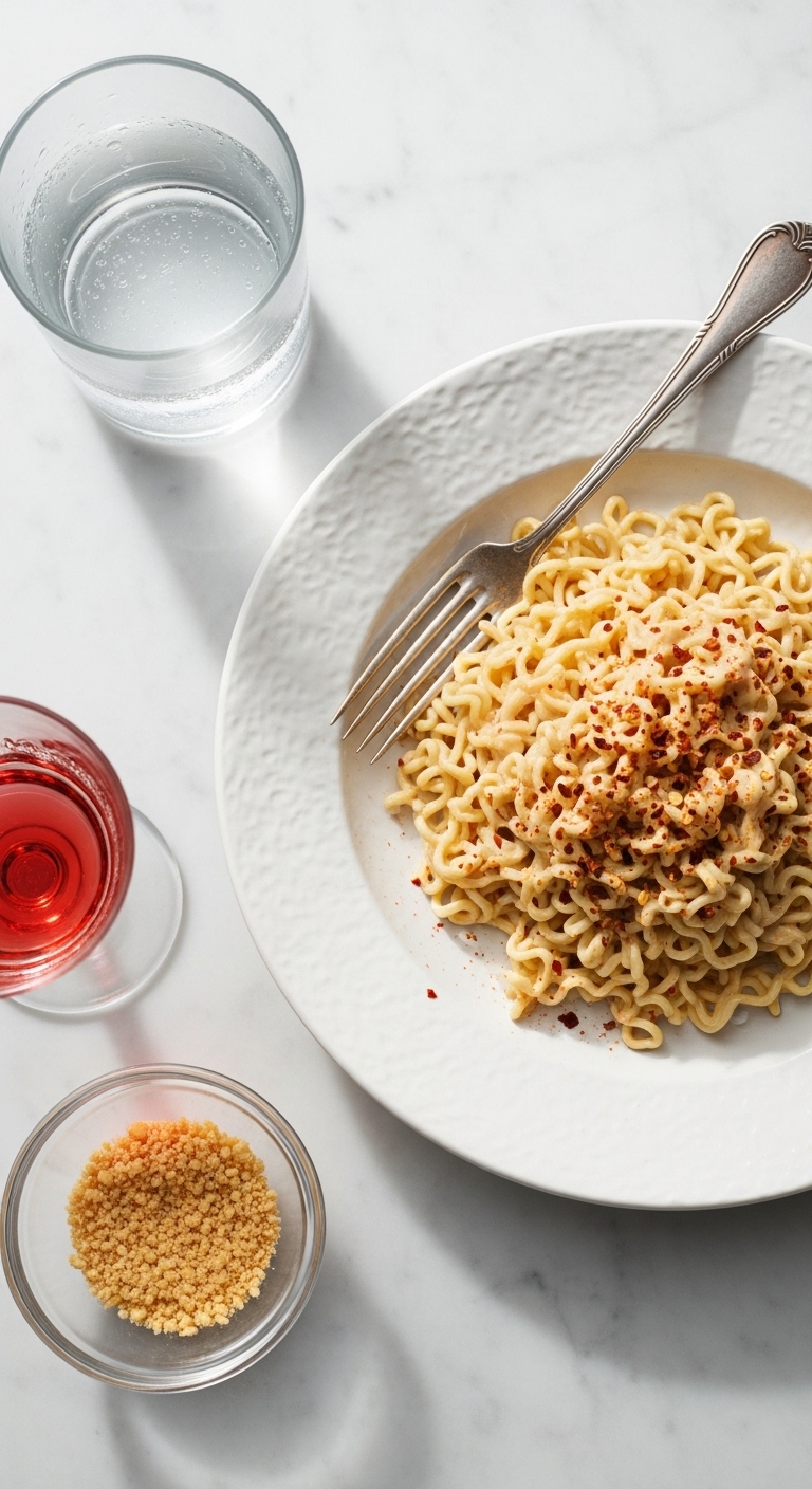Spicy Peanut Butter & Jelly Noodles