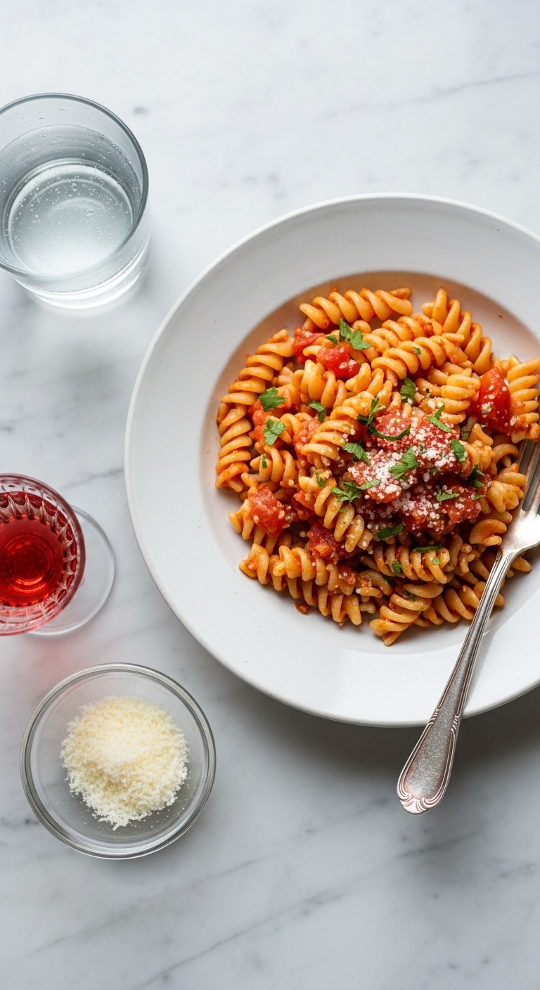 Harissa Tomato Pasta